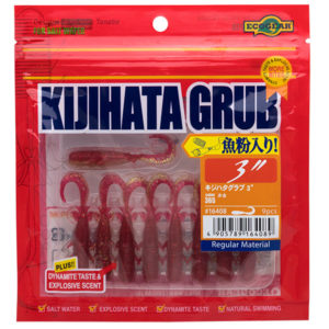 KIJIHATA GRUB 4.5 inch / SOFT BAIT LURE / ECOGEAR / BASS PERCH PIKE ROCK  FISH